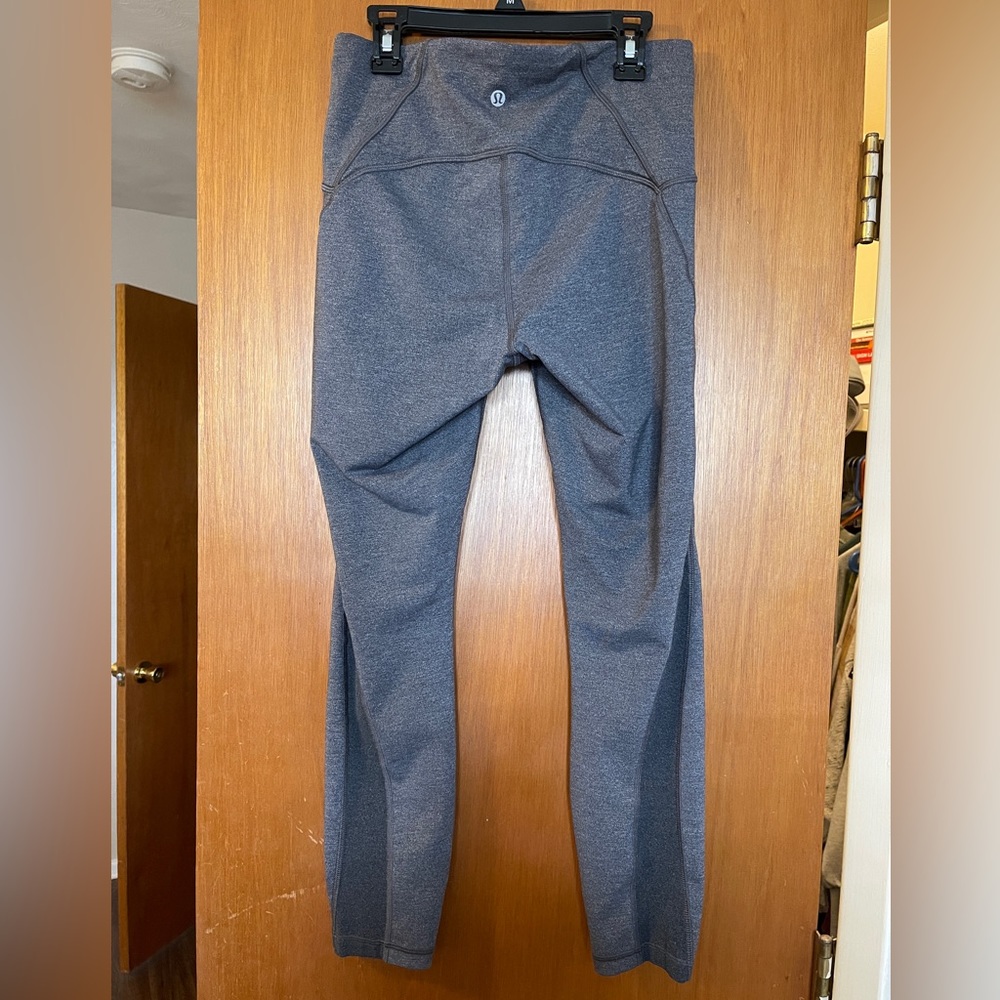 Gray lululemon leggings size 8